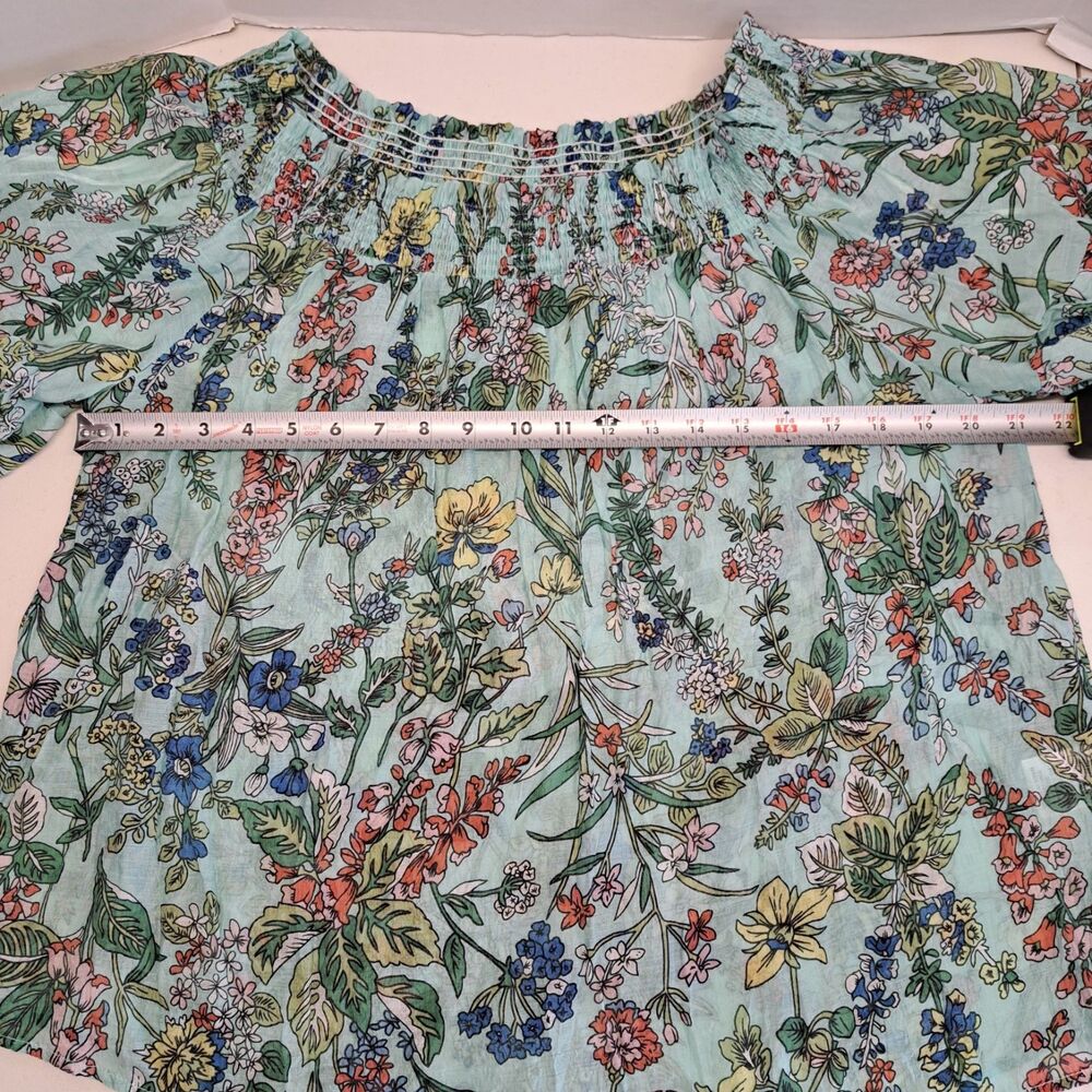 Umgee Women’s Large Off Shoulder Floral Boho Blouse - Picture 5 of 7